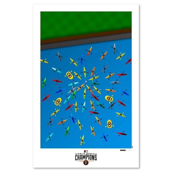 San Francisco Giants 2014 World Series 11'' x 17'' Minimalist Wall Art Print
