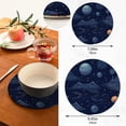 thumbnail image 3 of FREEAMG Planets Cartoon Trivets Pot Holders Set of 2 Decoration Potholders for Kitchens Pure Cotton Thread Weave Trivets,Hot Pads for Kitchens,Coasters,Placemats,Spoon, 3 of 7