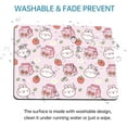 thumbnail image 6 of Kawaii Mouse Pad, Pink Square Mouse Pads for Desks Accessories Cute Rabbit with Strawberry Mousepads Milk Box Flower Mouse Mat Small Animal Mousepad for Wireless Mouse Washable Non-Slip Rubber, 6 of 6