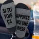 thumbnail image 4 of Calcetines divertidos de algodón para hombre y mujer, medias deportivas informales con SI TU VOIS CA francés, calcetines novedosos, regalos de Navidad, 4 of 6