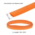 thumbnail image 2 of Heat Shrink Tubing, 11/20 Inch ID 33 ft Long 2:1 Ratio Polyolefin Heat Shrink Cable Sleeve Orange, 2 of 7