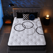 GREOO Queen Mattress 12 Hybrid Mattress in a Box Gel Memory Foam and Pocket Springs with Motion Isolation, Medium Firm, Pressure Relief, CertiPUR-US® Certified Inner Foam