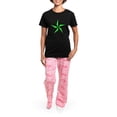 thumbnail image 4 of CafePress - Nautical Star Women's Dark Pajamas - Women's Short Sleeve Print T-Shirt and Pants Dark Cotton Pajama Set, 4 of 7