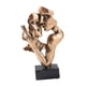 thumbnail image 5 of Escultura abstracta de cara de pareja besándose, figura de amor, centro de mesa, artesanía Color de latón, 5 of 9
