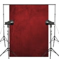 thumbnail image 2 of GreenDecor 5x7ft Red Solid Color Photography Backdrop Props Studio Portrait Photo Shooting Background Props, 2 of 4