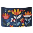 thumbnail image 6 of Yayeee Tapestry Wall Hanging for Bedroom 60" x 40" Living Room Home Wall Art Decor, Art Flowers, 6 of 7