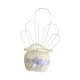 thumbnail image 4 of Cesta colgante tejida, maceta decorativa, cesta de flores portátil, organizador para Púrpura, 4 of 9