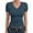j36-Navy, variant on LIIPEE Women T Shirts Summer Casual Solid Color Short Sleeve V Neck Fashion T Shirt Ladies Versatile Slim Fit Comfortable Breathable Soft Daily Basic Tee Tops,S