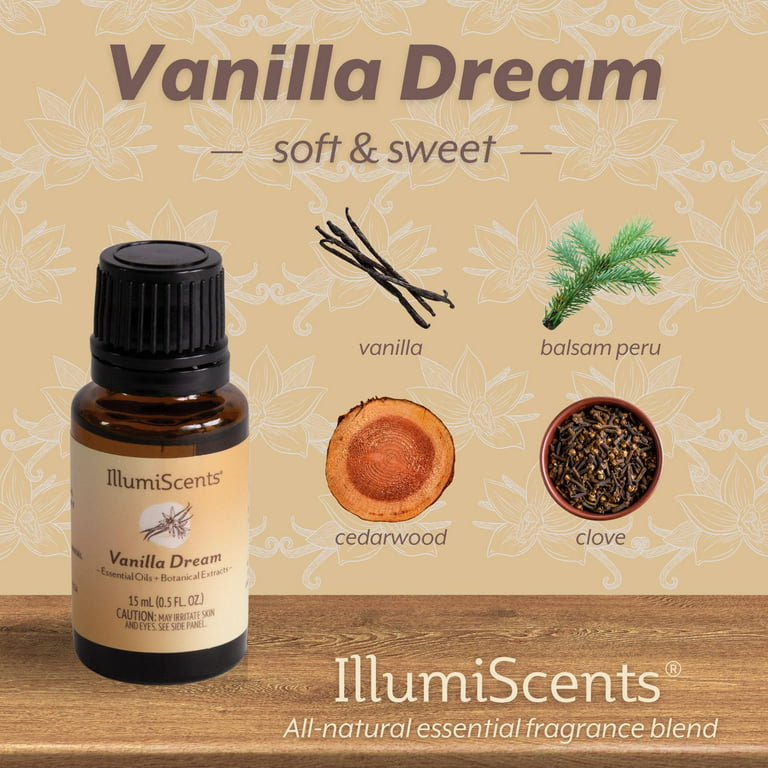 IllumiScents Vanilla Dream Blend All Natural Essential Oil 15 ml