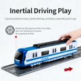 thumbnail image 4 of Simulated Inertial Sound And Light Train With Doors And Horns, High Speed Rail Model, Boys Toy, 4 of 8