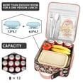 thumbnail image 4 of Rose Insulated Lunch Box Women Reusable Lunch Bag Fit Most Bento Boxes Lunchbox School Beach, 4 of 6
