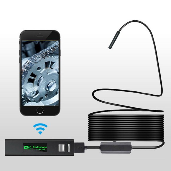 Mignova USB Endoscope 3 in 1 Borescope 8mm Ultra Thin Waterproof Inspection Snake Camera Micro USB and Type C for OTG Android, PC, Notebooks Windows Mac with LED Light and 10M/32.8FT Cord