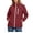 Red, variant on vdgthytj Womens Rain Jacket Windproof Drawstring Hooded Jackets Lightweight Waterproof Solid Travel Hiking Outwear with Pockets(X-Large,Red)