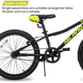 thumbnail image 5 of Hiland 20 inch Kids Mountain Bike for Girls Boys with Dual Handbrakes Kickstand, Black, 5 of 9