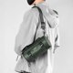 thumbnail image 1 of Bolsa De Hombro Bolso cruzado de nailon Bolsos cruzados cilíndricos para el ocio diario (Verde militar), 1 of 5
