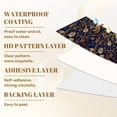 thumbnail image 6 of Peel and Stick Wallpaper Elegant Owl Floral Gold Navy Blue Tones Botanical Wall Mural 17.7in x 9.8ft Self Adhesive Removable Wall Paper Renter Friendly Wallpaper for Nursery Bedroom Cabinets, 6 of 8