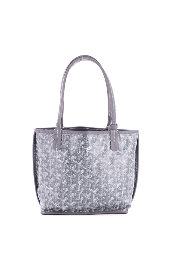 Pre-Owned Anjou Reversible Tote Coated Canvas Mini By Rebag