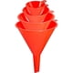 thumbnail image 1 of Sailing Embudo universal de 4 piezas - Práctico auxiliar de llenado con ojales para un fácil almacenamiento - Mini embudo de llenado para cocina o taller - Embudo de aceite, 1 of 5