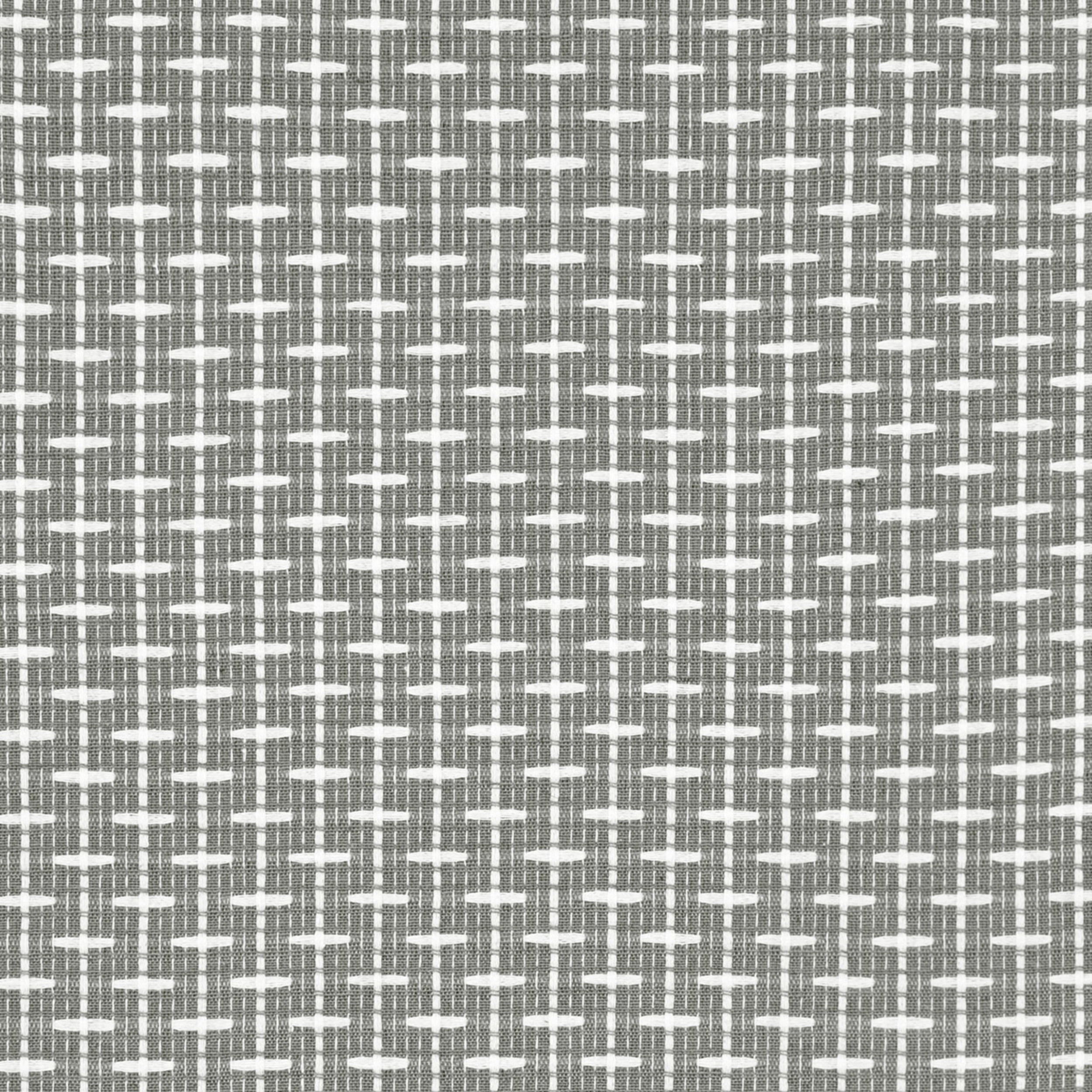 Achim Bedford Rod Pocket Light Filtering Curtain Tier Pair, Grey, 58" x 36"