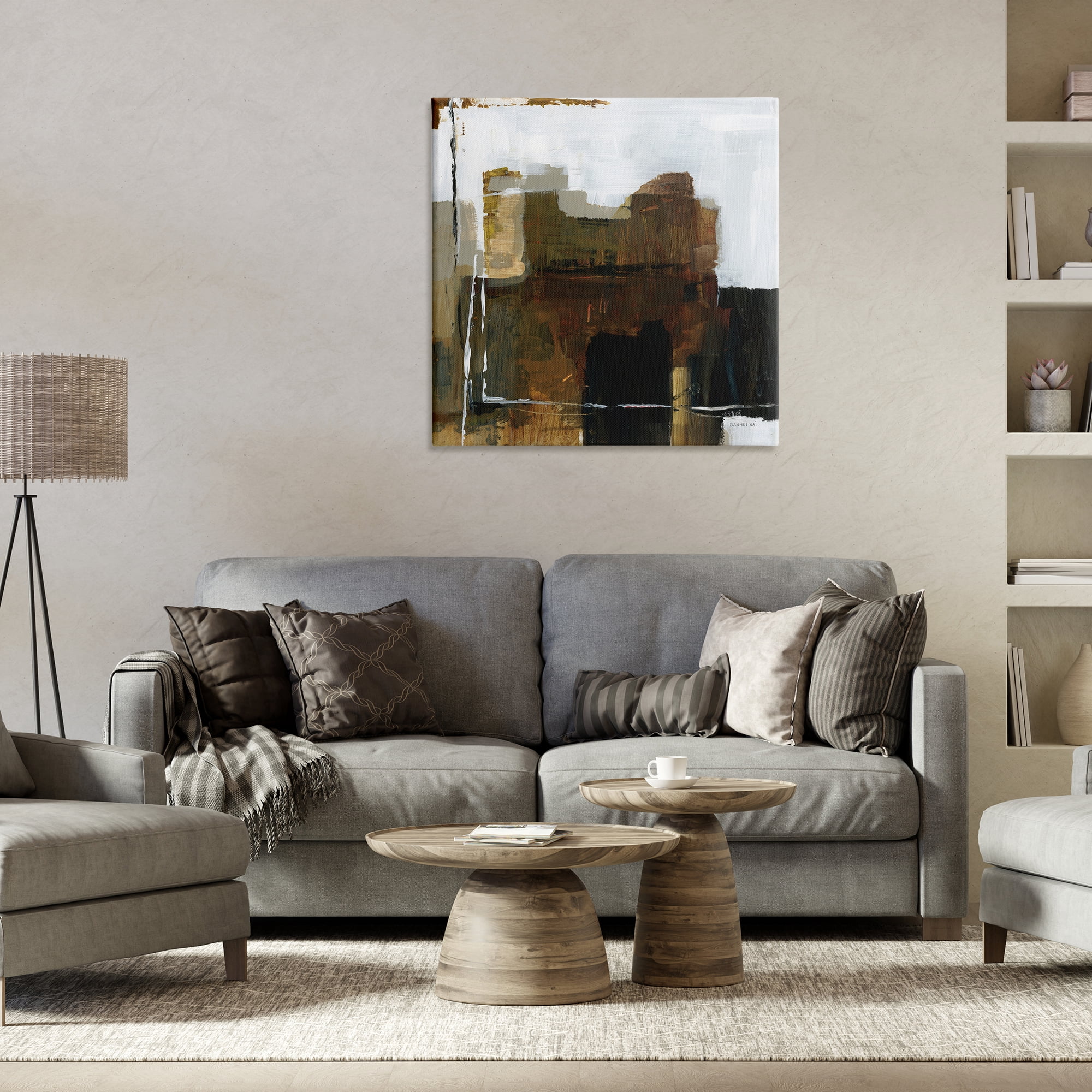 Stupell Industries Natural Abstract Earth Tones Canvas Wall Art, design by Danhui Nai