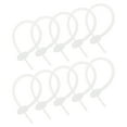 thumbnail image 1 of Unique Bargains Lot de 15 Attaches en Silicone Réutilisables, Attaches de Câble de 7 Pouces, Attaches à Pain Transparentes, 1 of 6