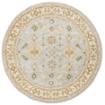 thumbnail image 2 of SAFAVIEH Classic Julijana Floral Wool Area Rug, Light Blue/Ivory, 6' x 6' Round, 2 of 7