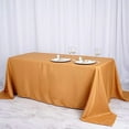 thumbnail image 5 of BalsaCircle Christmas Holidays 90" x 132" Gold Rectangle Polyester Tablecloth Linen, 5 of 8