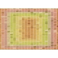 thumbnail image 1 of Ahgly Company Indoor Rectangle Patterned Chrome Gold Yellow Area Rugs, 3' x 5', 1 of 6