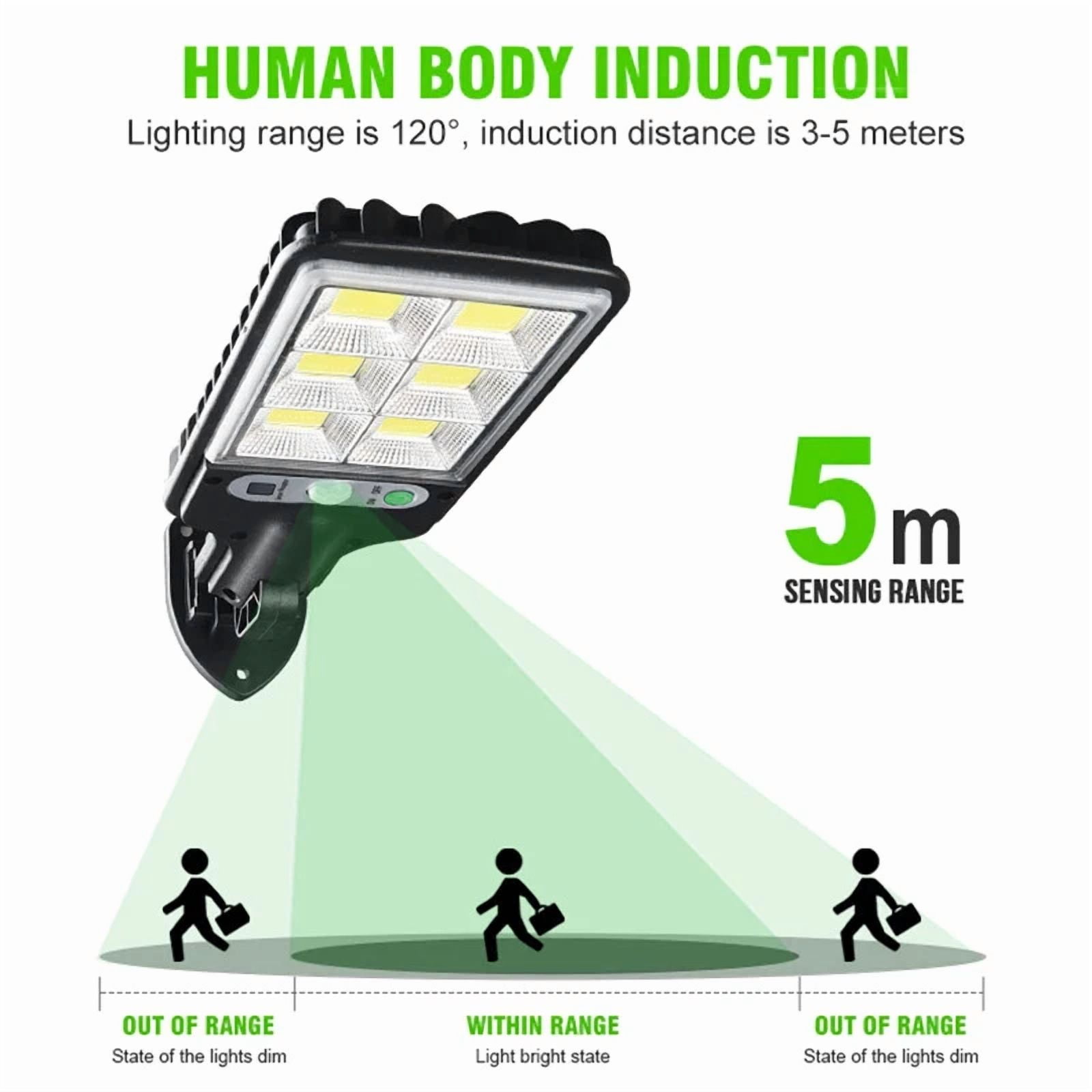 PURELY- 1200000Lm Led Solar Flood Light Security Motion Sensor Outdoor Yard Street Wall