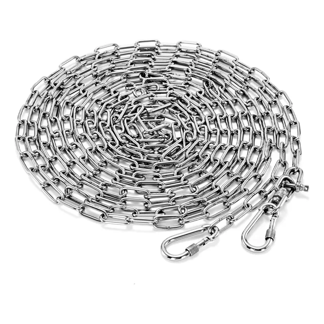 Cadenas Cadena Acero Inoxidable 5 M, Correa Metálica Perros