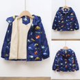thumbnail image 4 of Chaqueta con capucha de Spiderman para niños, abrigo cálido de felpa, Parkas gruesas, rompevientos, ropa de abrigo para niños, otoño e invierno, novedad de 2024, 4 of 5
