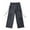 Dark Gray, variant on Ndbuld Womens Cargo Pants with Pockets High-Waist Lace-Up Drawstring Straight Leg Cargo Belt Pocket Pants L,Black
