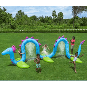 H20GO! 20ft Giant Sea Serpent Kids Inflatable Sprinkler (2+ Years)