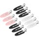 thumbnail image 1 of 12 Pieces No Bend Curl Clips Hair Clips Pin Compatible With Hairstyle Bangs Waves Makeup Application (black, White, Pink,blue,yellow), 1 of 5