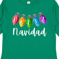 thumbnail image 4 of Inktastic Feliz Navidad Rainbow Holiday Lights Boys or Girls Long Sleeve Toddler T-Shirt, 4 of 5