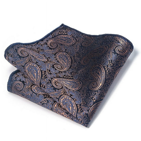 Zhuge Mens Silk Pocket Square Set Handkerchiefs-9*9inch，A33