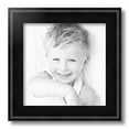 thumbnail image 2 of ArtToFrames 11" x 11" Matte Black with Beads Picture Frame, 11x11 inch Black Wood Poster Frame (WOM-4065), 2 of 8