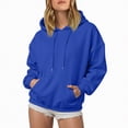 thumbnail image 2 of Godom Womens Oversized Hoodies Fleece Sweatshirts Fall Fashion 2025 Pullover Winter Clothes, 2 of 6
