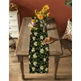 thumbnail image 4 of Hokiten Table Runners 120 Inches Long Dress Scarves, Flower Leaf Farmhouse Coffee/Dining/Kitchen Table Runner for Living Room, Plant Branch Green Botanical Cottagecore 13x120 Inch, 4 of 7
