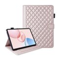 thumbnail image 3 of for Honor Pad 10/Honor Tablet 10 12.1 inch Case, Rhombus Pattern Multiple Viewing Angles Stand Slim Folio Cover (Rose Gold), 3 of 6