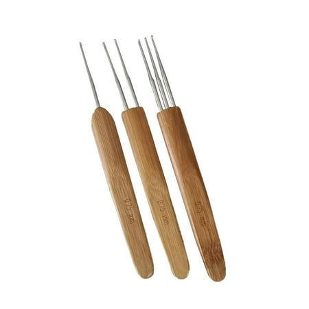 

8 Sets Crochet Hooks Dread Lock Fixing Dreadlock Accessories Hair Making Needles Single Double Triple Hookheads for Braids Craft Usage Type3