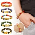 thumbnail image 2 of Feng Shui Bracelet For Men And Women Black Obsidian Wealth Good Luck Chinese Dragon Pi Xiu Dragon Bead Bangle Can Bring Luck And Prosperity For Daily Wear, 2 of 8