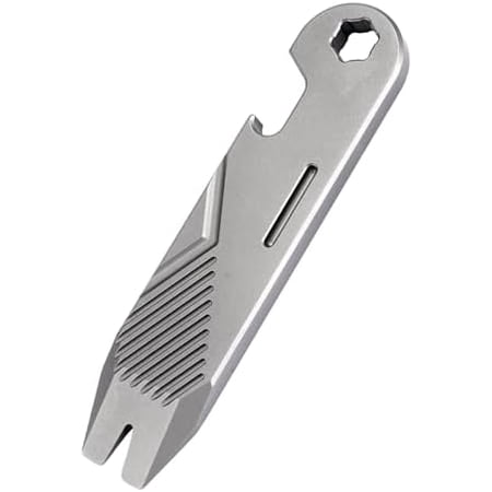 Metal Alloy Pocket Crowbar Multitool With Bottle Opener For Camping Hiking
