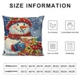 thumbnail image 6 of SHANXI Festive Christmas Decorative Pillowcase - Perfect Holiday Accent for Your Home Decor 20x20in, 6 of 6