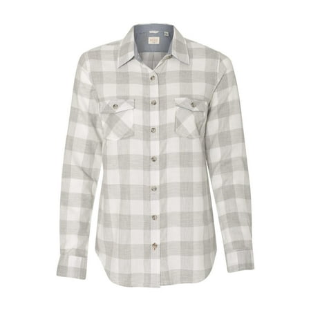 Weatherproof Wovens - Fall Vintage Women's Brushed Flannel Long Sleeve Shirt