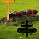 thumbnail image 5 of Placa conmemorativa de metal para cementerio, estaca de metal para funerales, , césped y exteriores., 5 of 7