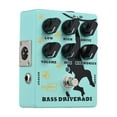 thumbnail image 1 of Tignapoo ZDI-2 Green Aluminum Bass Driver & DI Box Pedal with XLR Output for Electric Bass Guitar, 9V Powered, Compact 10x4x12cm Design, 355g Lightweight, 1 of 6