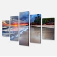 thumbnail image 2 of Fluffy Dark Clouds over Ocean - Seashore Canvas Art Print, 2 of 3