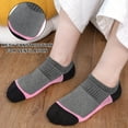 thumbnail image 3 of Loritta 12 Pairs No Show Socks Womens Low Cut Athletic Running Cushioned Invisible Non Slip Socks, Size 8-10, 3 of 6
