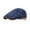 Dark Blue, variant on Newsboy Cap,Breathable Beret Hat for Men's Women Washed Denim Beret Cap for Men Casual Artist Painter Hat Soft Unstructured Style Washed French Bohemian Everyday Blue One Size
